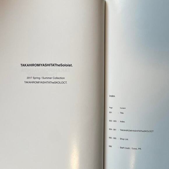 Takahiromiyashitathesoloist 2017 spring/summer collection lookbook - Picture 2 of 3